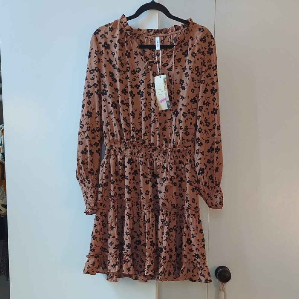 Floral Long Sleeve Dress